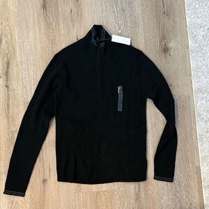GAP Women's Black Zip-Up Sweater